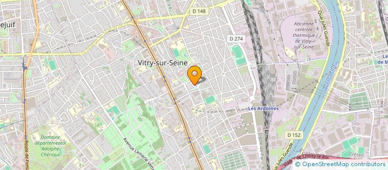 localisation de l'entreprise MONSIEUR BRIAN AFONSO à VITRY-SUR-SEINE