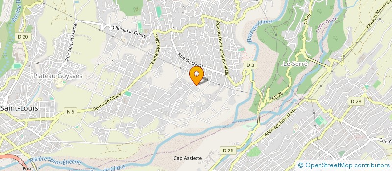 localisation de l'entreprise MONSIEUR BRIAN AUBIN  SAINT-LOUIS