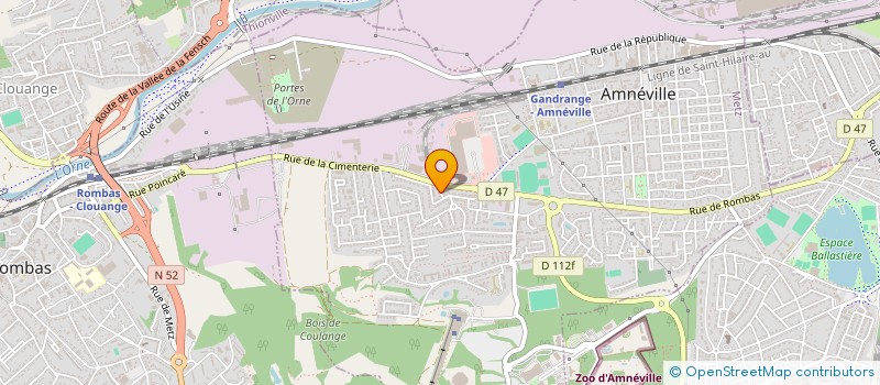 localisation de l'entreprise MONSIEUR BRIAN BAETENS  AMNEVILLE