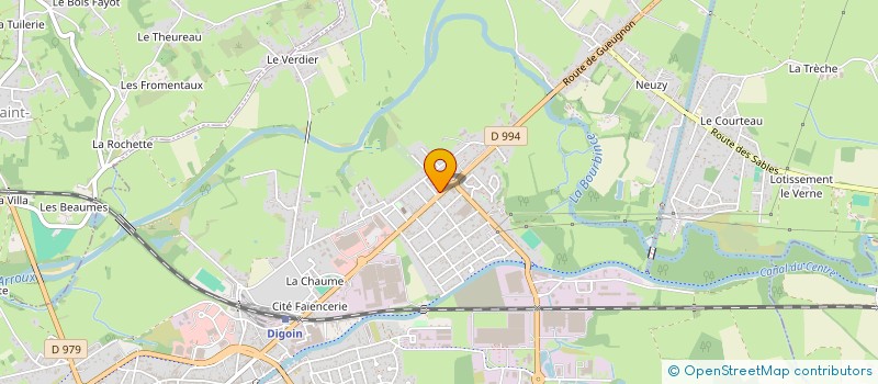 localisation de l'entreprise MONSIEUR BRIAN BARBIER  DIGOIN