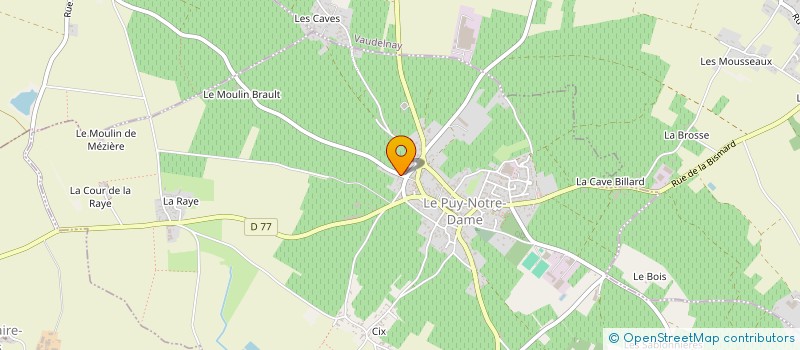 localisation de l'entreprise MONSIEUR BRIAN BARCROFT  LE PUY-NOTRE-DAME