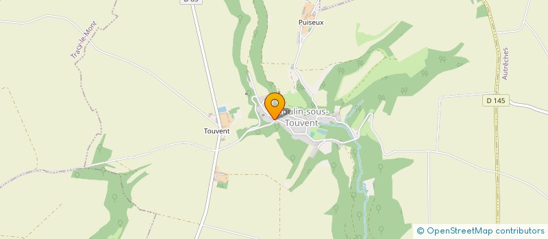 localisation de l'entreprise MONSIEUR BRIAN BAUCHET  MOULIN-SOUS-TOUVENT