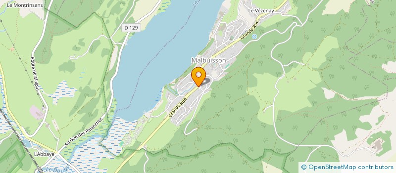 localisation de l'entreprise MONSIEUR BRIAN BAVEREL  REMORAY-BOUJEONS