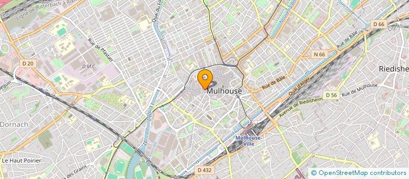 localisation de l'entreprise MONSIEUR BRIAN BEGUE  MULHOUSE