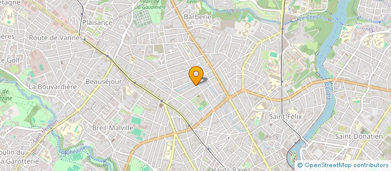 localisation de l'entreprise MONSIEUR BRIAN BERREGEM à NANTES