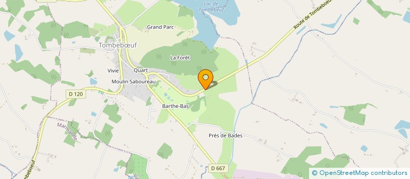 localisation de l'entreprise MONSIEUR BRIAN BERTE  TOMBEBUF