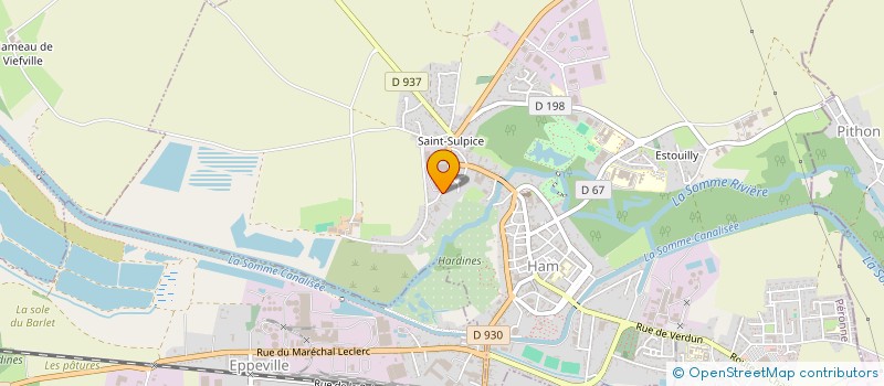 localisation de l'entreprise MONSIEUR BRIAN BOUMAARAF  HAM