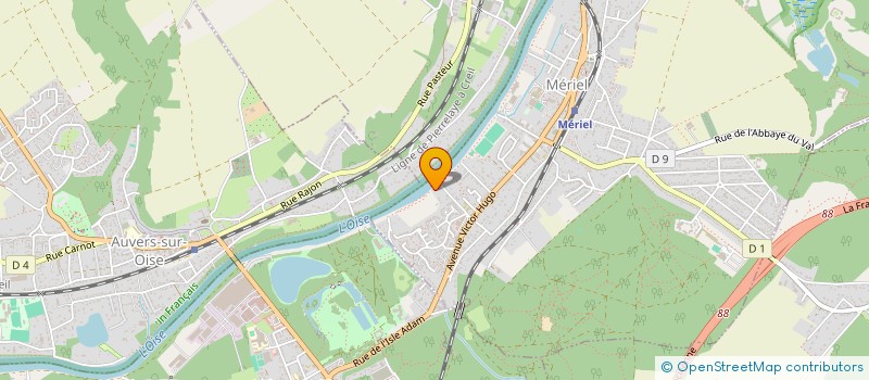 localisation de l'entreprise MONSIEUR BRIAN BRIAN CHEVOLLEAU  MERIEL