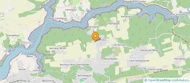 localisation de l'entreprise MONSIEUR BRIAN CANIVET à MOELAN-SUR-MER