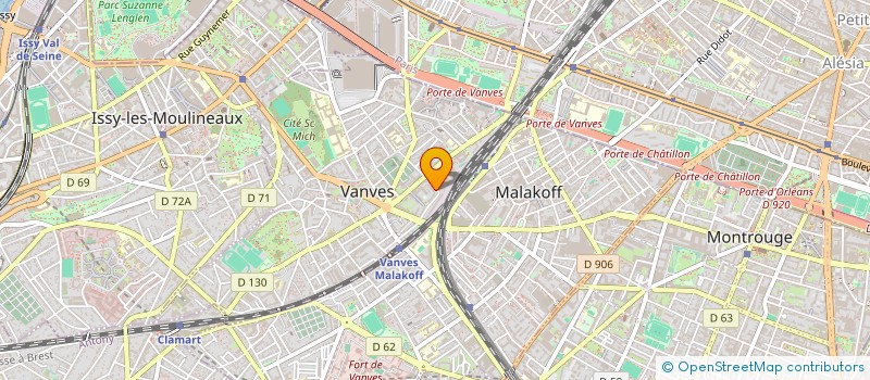 localisation de l'entreprise MONSIEUR BRIAN CHAN  VANVES