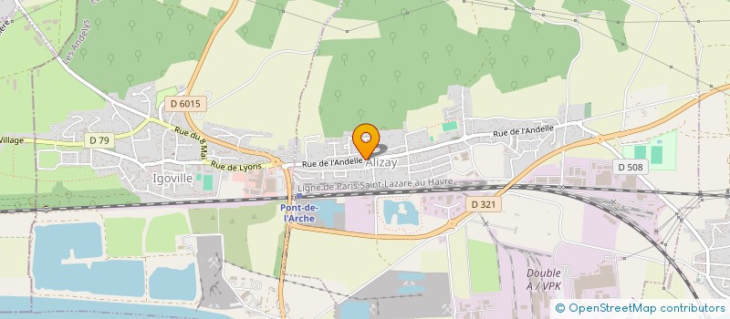 localisation de l'entreprise MONSIEUR BRIAN CHARLIER  ALIZAY