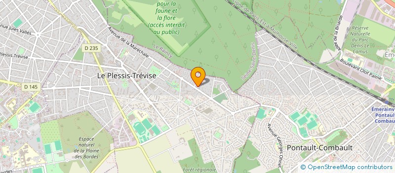 localisation de l'entreprise MONSIEUR BRIAN DA COSTA  LE PLESSIS-TREVISE