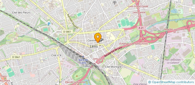 localisation de l'entreprise MONSIEUR BRIAN DECENDRE  LENS