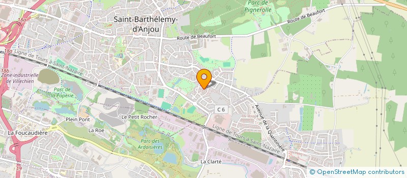 localisation de l'entreprise MONSIEUR BRIAN DELALANDE à SAINT-BARTHELEMY-D'ANJOU