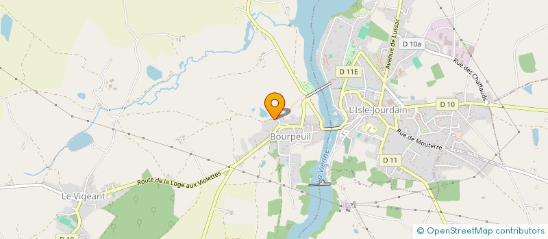 localisation de l'entreprise MONSIEUR BRIAN DOUGLAS BENNETT  LE VIGEANT