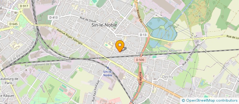 localisation de l'entreprise MONSIEUR BRIAN DUBRUILLE  SIN-LE-NOBLE