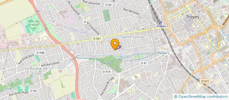 localisation de l'entreprise MONSIEUR BRIAN DUVAL  SAINTE-SAVINE