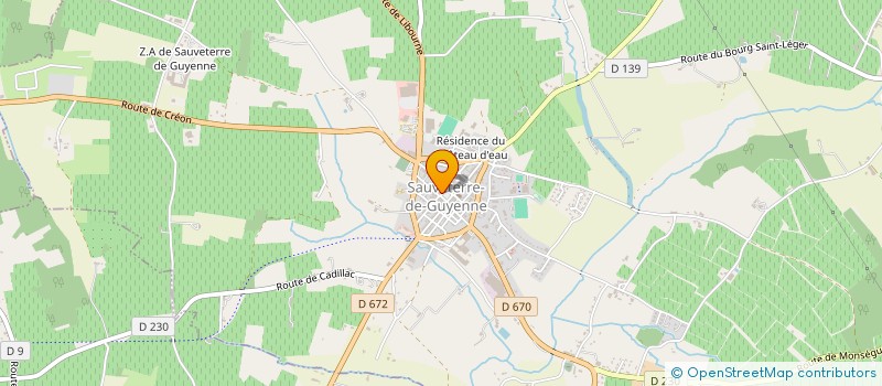 localisation de l'entreprise MONSIEUR BRIAN ESPAGNET  SAUVETERRE-DE-GUYENNE