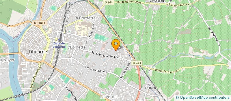 localisation de l'entreprise MONSIEUR BRIAN FATANA  LIBOURNE