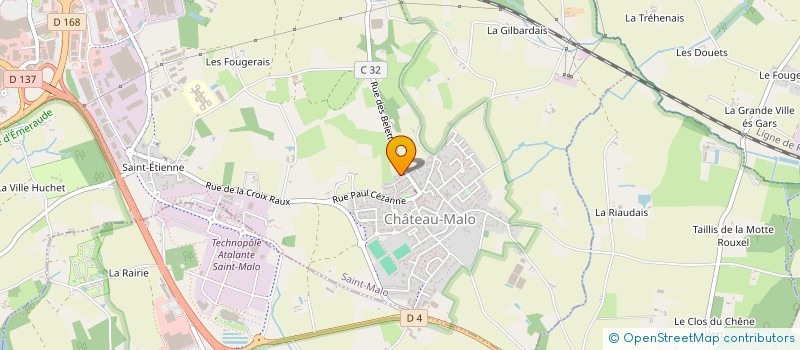 localisation de l'entreprise MONSIEUR BRIAN FELICITE  SAINT-MALO