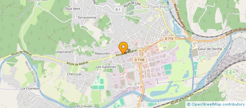 localisation de l'entreprise MONSIEUR BRIAN FLORES  MARSAC-SUR-L'ISLE