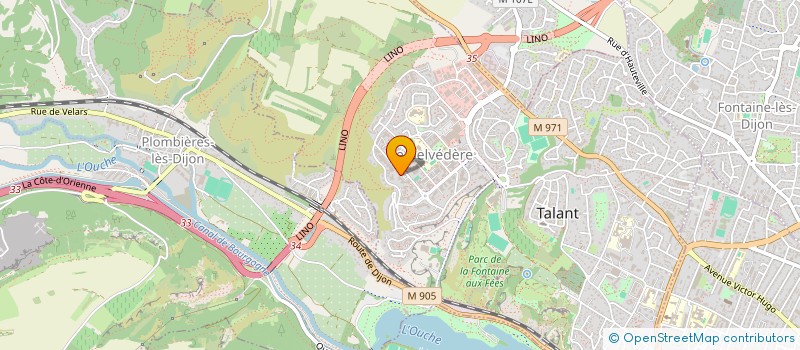 localisation de l'entreprise MONSIEUR BRIAN GAILLARDET  TALANT