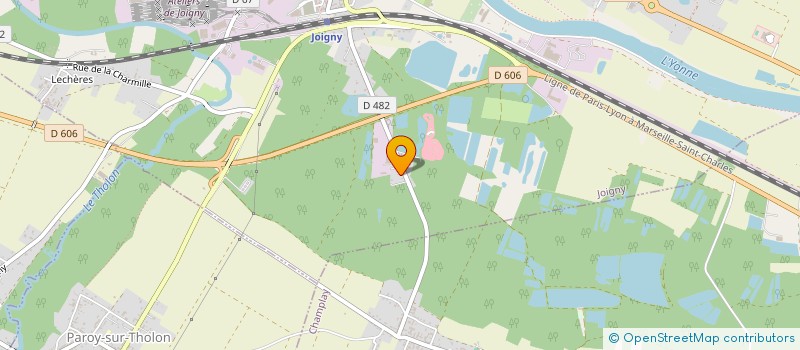 localisation de l'entreprise MONSIEUR BRIAN GOT  JOIGNY