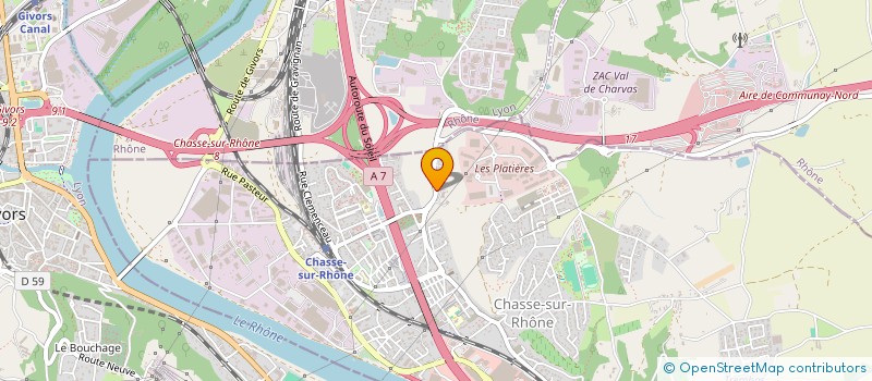 localisation de l'entreprise MONSIEUR BRIAN GUERDNER  CHASSE-SUR-RHONE