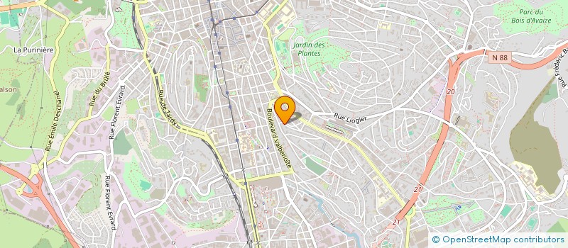 localisation de l'entreprise MONSIEUR BRIAN HANI  SAINT-ETIENNE