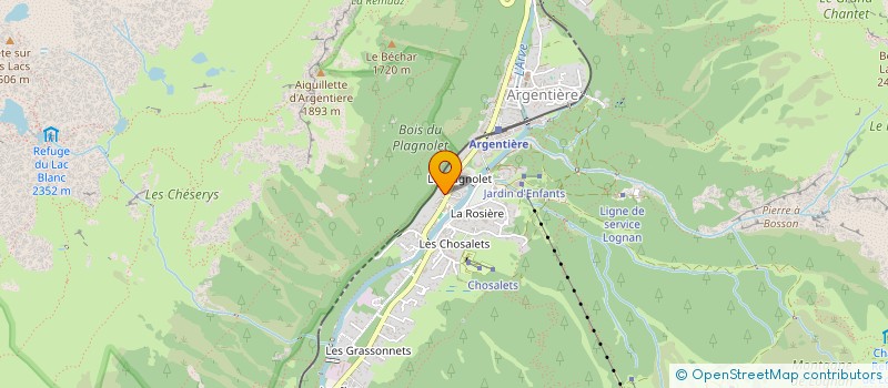 localisation de l'entreprise MONSIEUR BRIAN HENSLEY  CHAMONIX-MONT-BLANC