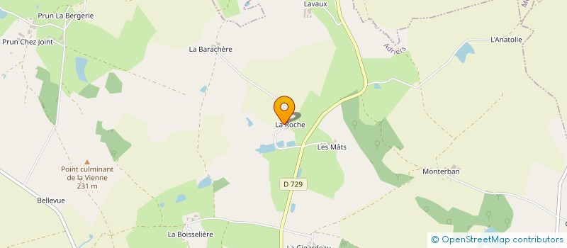 localisation de l'entreprise MONSIEUR BRIAN HOUSE  ADRIERS