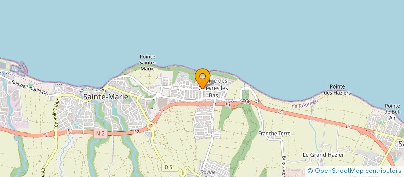 localisation de l'entreprise MONSIEUR BRIAN JEAN-BAPTISTE  SAINTE-MARIE