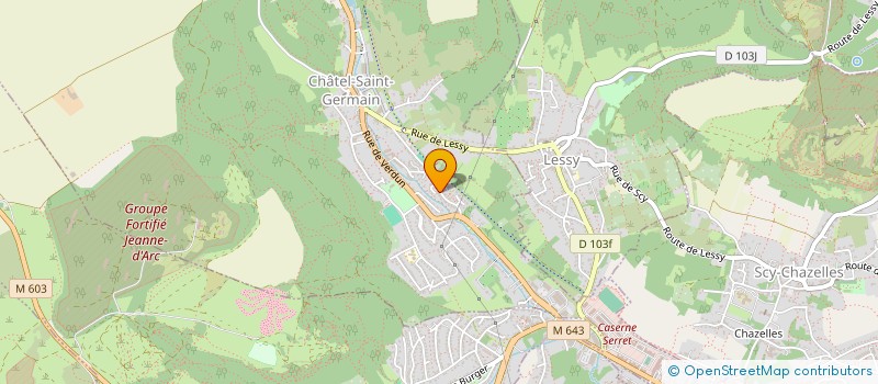 localisation de l'entreprise MONSIEUR BRIAN KAZMIEROWSKI  CHATEL-SAINT-GERMAIN