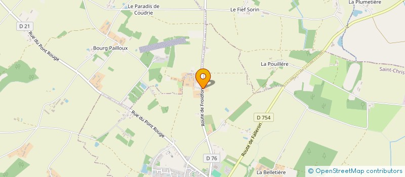 localisation de l'entreprise MONSIEUR BRIAN LEFEBVRE à SAINT-CHRISTOPHE-DU-LIGNERON