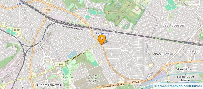 localisation de l'entreprise MONSIEUR BRIAN MARTIN CASTILLO  GAGNY