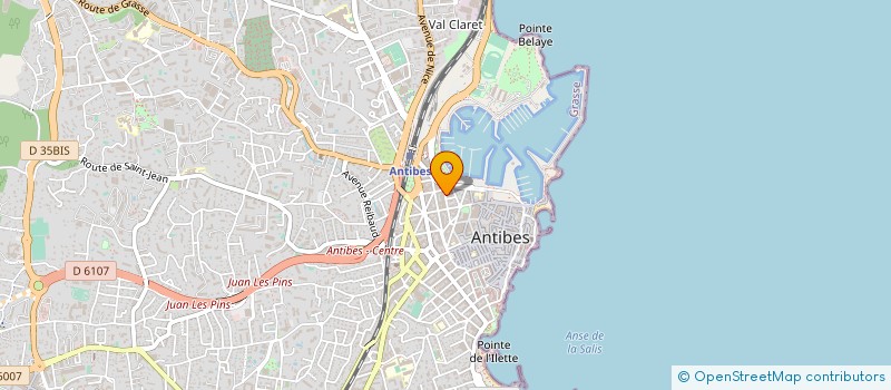 localisation de l'entreprise MONSIEUR BRIAN MC CORMICK à ANTIBES