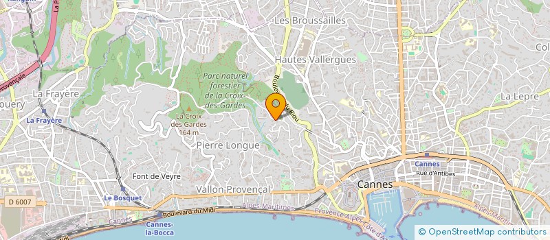 localisation de l'entreprise MONSIEUR BRIAN MEHLING à CANNES