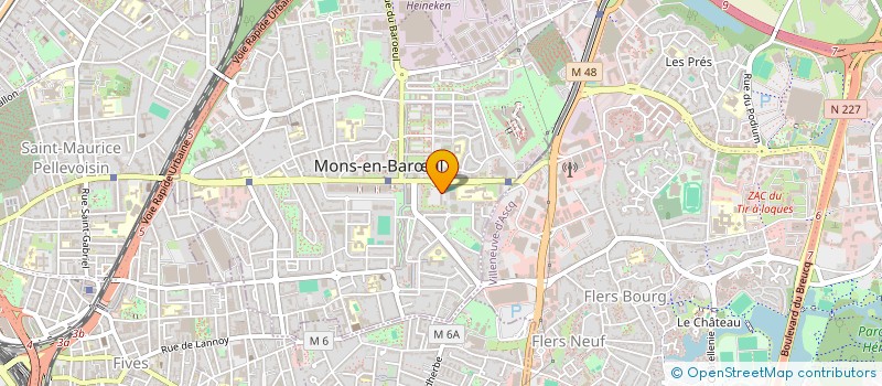 localisation de l'entreprise MONSIEUR BRIAN MENDES  MONS-EN-BARUL