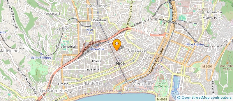 localisation de l'entreprise MONSIEUR BRIAN MOATTI à NICE
