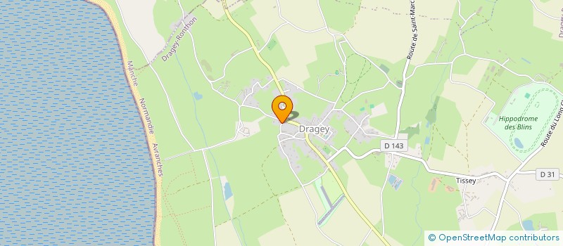 localisation de l'entreprise MONSIEUR BRIAN O'SULLIVAN  DRAGEY-RONTHON