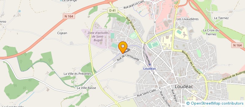 localisation de l'entreprise MONSIEUR BRIAN PAINE à LOUDEAC