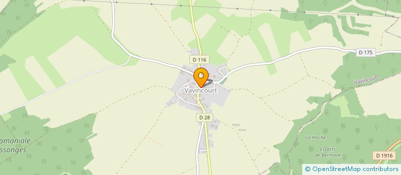 localisation de l'entreprise MONSIEUR BRIAN PARISOT  VAVINCOURT