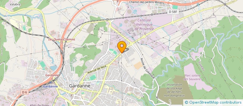 localisation de l'entreprise MONSIEUR BRIAN PASIAN  GARDANNE