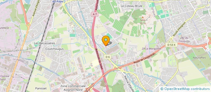 localisation de l'entreprise MONSIEUR BRIAN PISTER  SORGUES