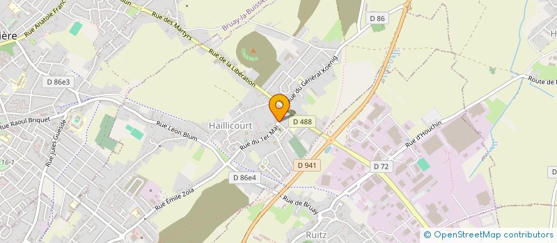 localisation de l'entreprise MONSIEUR BRIAN PREUDHOMME  HESDIGNEUL-LES-BETHUNE