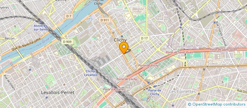 localisation de l'entreprise MONSIEUR BRIAN RAY DEFEHR à CLICHY