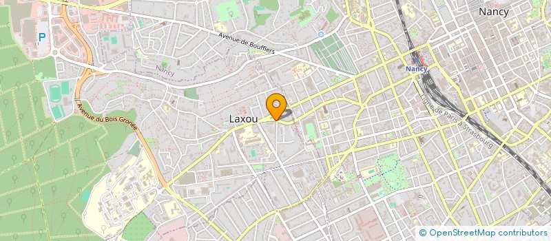 localisation de l'entreprise MONSIEUR BRIAN SIMERMANN  LAXOU