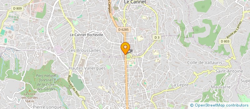 localisation de l'entreprise MONSIEUR BRIAN SONIGO à LE CANNET