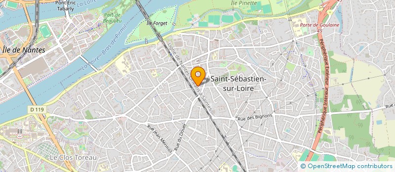 localisation de l'entreprise MONSIEUR BRIAN THOMAS  SAINT-SEBASTIEN-SUR-LOIRE