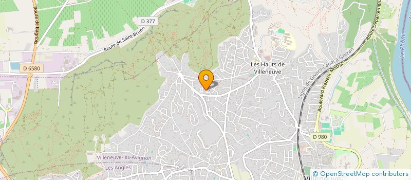 localisation de l'entreprise MONSIEUR BRIAN TOURVIEILLE  VILLENEUVE-LES-AVIGNON
